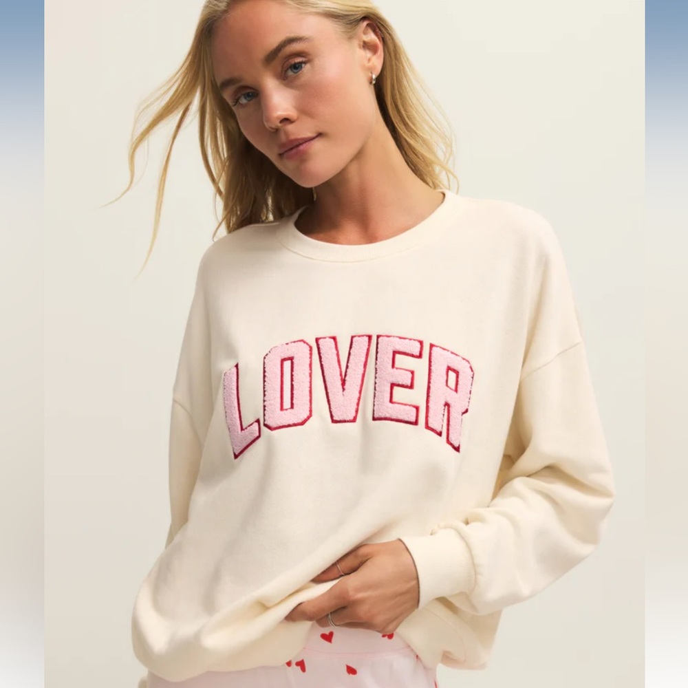 Z Supply oversized Lover crew neck sweatshirt.